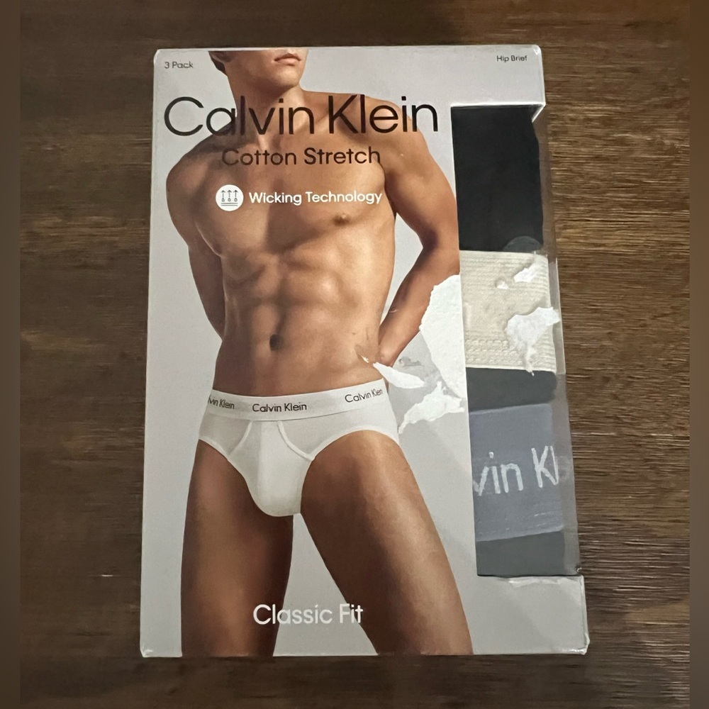 NEW CALVIN KLEIN COTTON STRETCH WICKING TECHNILOGY SIZE: 2XL